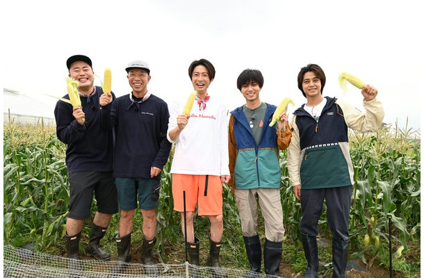 岡部大、小峠英二、相葉雅紀、永瀬廉、高橋海人（C）テレビ朝日