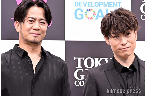 「W TOKYO×LDH JAPAN 記者発表会」に出席したHIRO、TETSUYA（C）モデルプレス