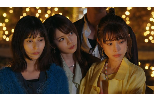 大久保桜子、西村歩乃果、JU!iE、／Netflix「オオカミちゃんには騙されない」第8話（C）Netflix