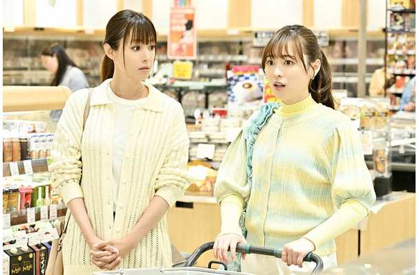 深田恭子、福原遥「１８／４０～ふたりなら夢も恋も～」第3話より（C）TBS