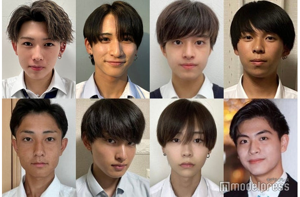 「男子高生ミスターコン2023」関西エリア候補者（一部）