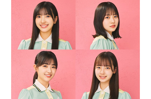 （上段左から）小西夏菜実、正源司陽子（下段左から）平尾帆夏、渡辺莉奈（提供写真）