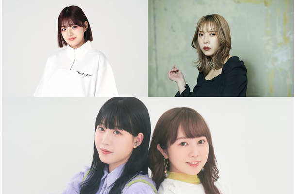 （左上から時計回りで）MINAMI、タナカガ、むくえな（提供写真）