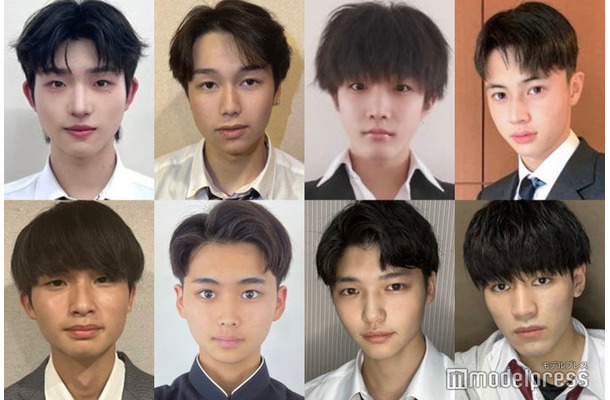 「男子高生ミスターコン2023」中国・四国エリア候補者（一部）