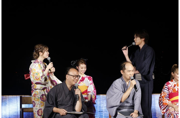 ゆいちゃみ、内藤秀一郎（C）SDGs EDOGAWA ONLINE HANABI FESTIBAL supported by TGC