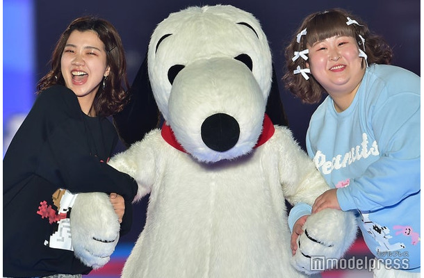 福田麻貴、スヌーピー、かなで（C）モデルプレス