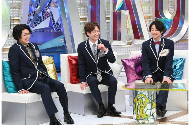 （左から）横尾渉、宮田俊哉、北山宏光（C）フジテレビ