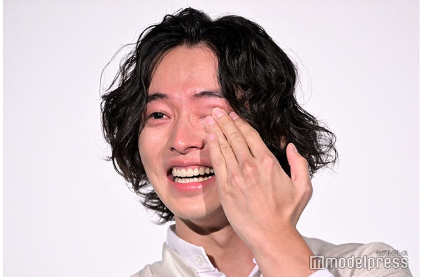 映画『キングダム 運命の炎』天下の大ヒット御礼舞台挨拶に出席した山崎賢人（C）モデルプレス