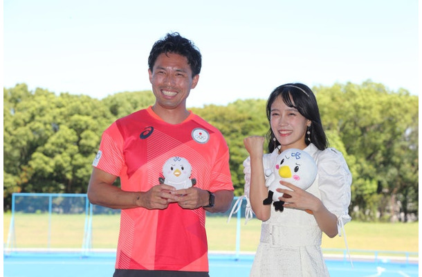 田中健太選手、河西結心（提供写真）