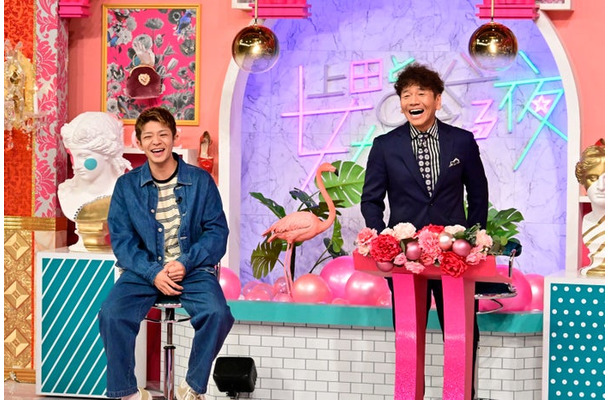 岸優太、上田晋也（C）日本テレビ