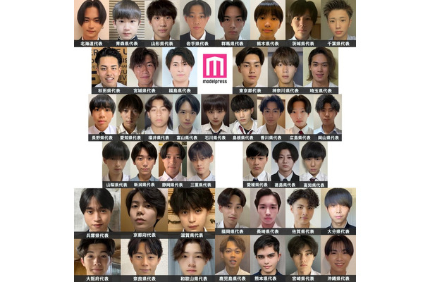 「男子高生ミスターコン2023」セミファイナリスト（一部）