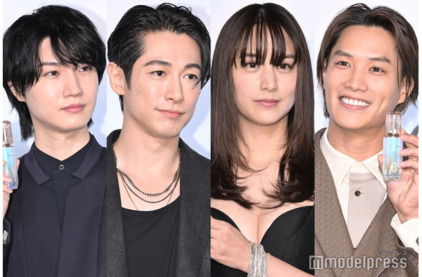 （左から）桜田通、ディーン・フジオカ、山本美月、鈴木伸之（C）モデルプレス