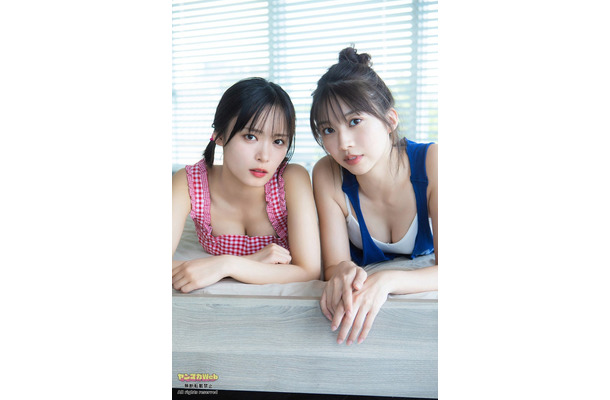 石栗奏美、牧野真莉愛（C）大藪達也／ヤンマガWeb