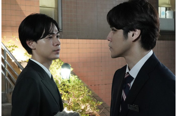 成田凌、宮野真守「転職の魔王様」第6話より（C）カンテレ
