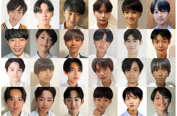 「男子中学生ミスターコン2023」候補者の一部