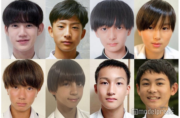 「男子中学生ミスターコン2023」西日本ブロックBの候補者の一部