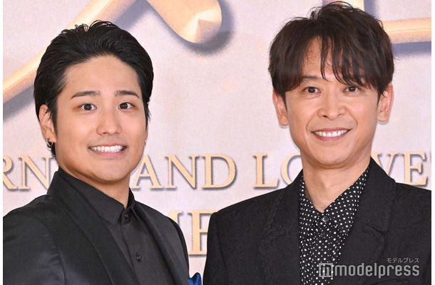 「キャメロット」製作発表記者会見に出席した桐山照史、坂本昌行（C）モデルプレス