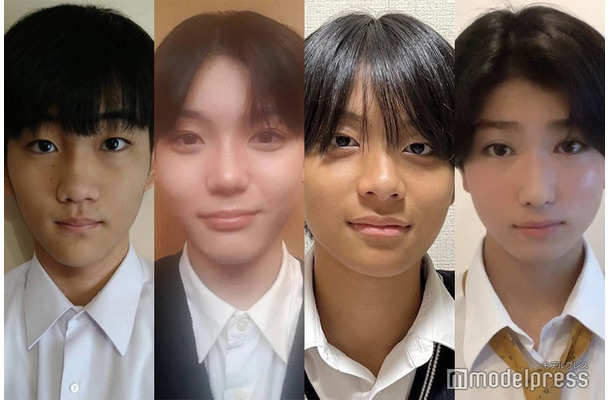 「男子中学生ミスターコン2023」西日本ブロックA暫定上位4人