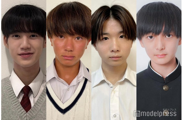 「男子中学生ミスターコン2023」西日本ブロックB暫定上位4人