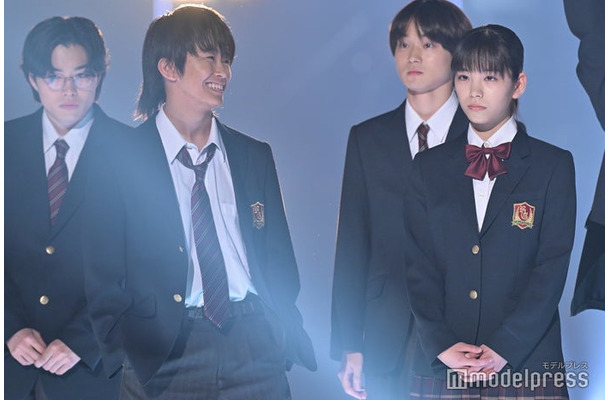加藤清史郎、當真あみ「最高の教師 1年後、私は生徒に■された」ステージより（C）モデルプレス
