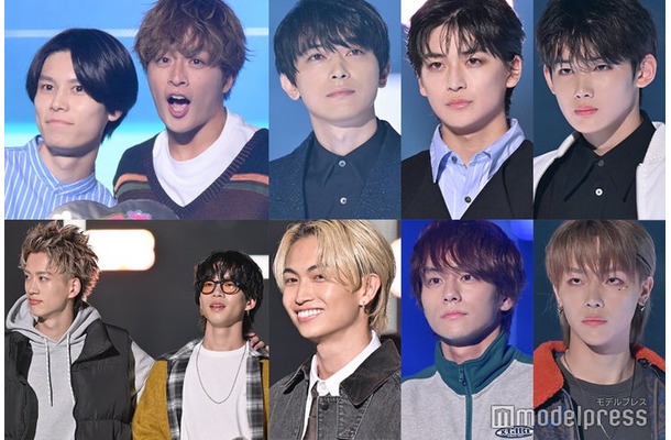 （上段左から）萩原利久、白濱亜嵐、吉沢亮、高橋文哉、JO（下段左から）森英寿、森愁斗、綱啓永、山下幸輝、NICHOLAS（C）モデルプレス