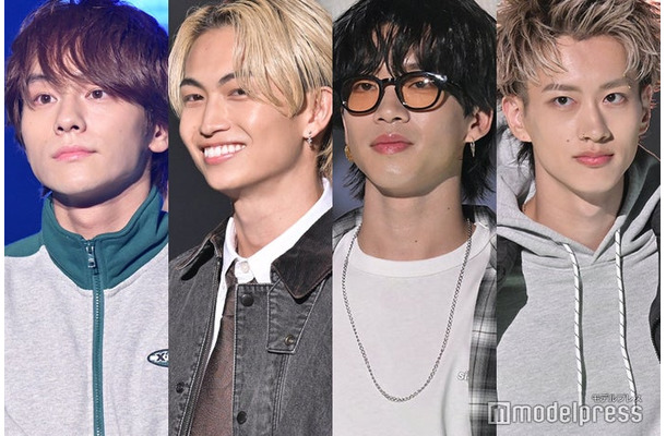 山下幸輝、綱啓永、森愁斗、森英寿（C）モデルプレス