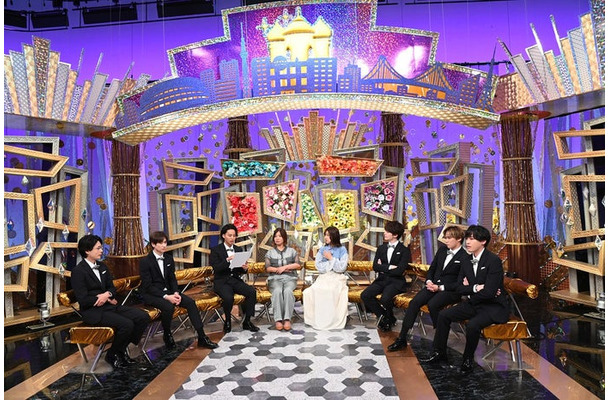 Kis-My-Ft2、大久保佳代子、福田麻貴（3時のヒロイン）（C）フジテレビ