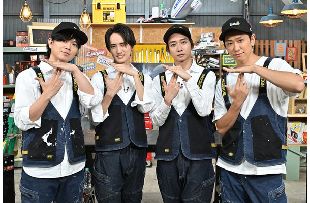 加藤シゲアキ、川島如恵留、中村海人、小山慶一郎（C）TBS