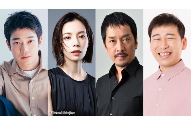 （左から）井之脇海、桜井ユキ、栗原英雄、今井英二（C）フジテレビ