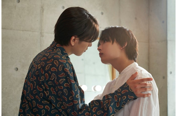 深田竜生、大西流星「紅さすライフ」第9話より（C）NTV・J Storm