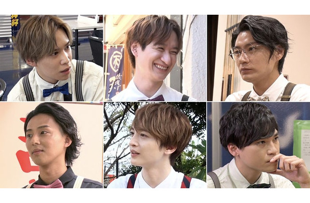 Kis-My-Ft2（左上から時計回りに）千賀健永、宮田俊哉、横尾渉、二階堂高嗣、玉森裕太、藤ヶ谷太輔（C）フジテレビ
