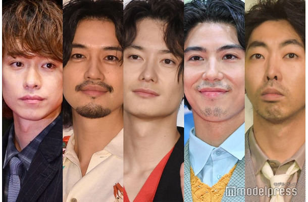 落合モトキ、斎藤工、岡田将生、賀来賢人、柄本時生（C）モデルプレス