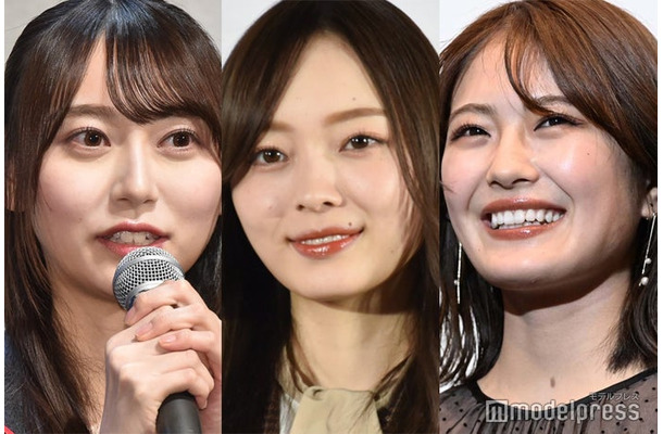 弓木奈於、梅澤美波、清宮レイ （C）モデルプレス