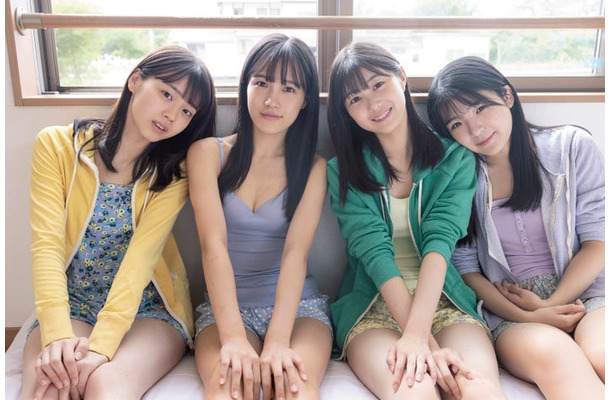 福田真琳、河西結心、八木栞、豫風瑠乃／つばきファクトリー（画像提供：小学館）