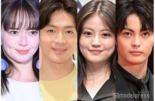 （左から）多部未華子、松下洸平、今田美桜、神尾楓珠（C）モデルプレス