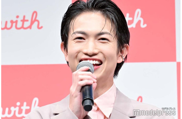 新CM発表会に出席した綱啓永（C）モデルプレス