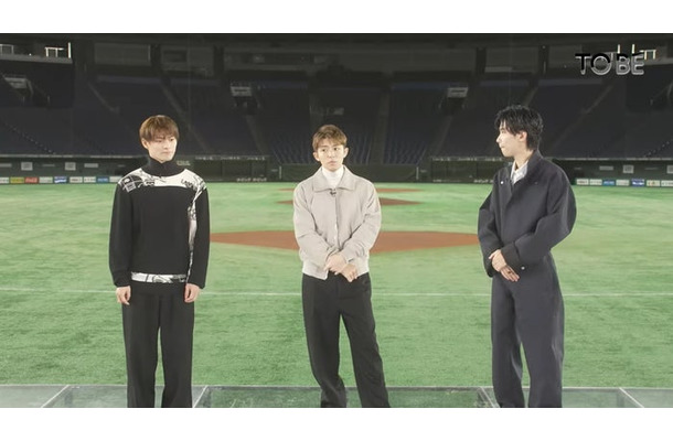平野紫耀、岸優太、神宮寺勇太「TOBE」YouTubeより