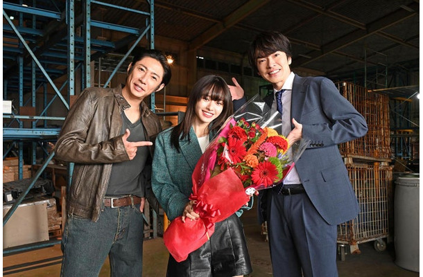 相葉雅紀、山本舞香、深澤辰哉（C）テレビ朝日