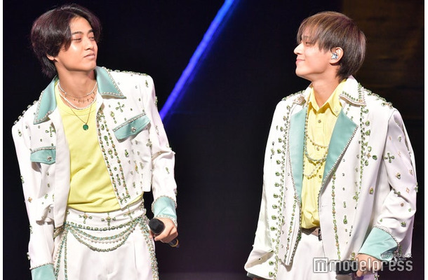 高橋海人、永瀬廉「King ＆ Prince LIVE TOUR 2023 ～ピース～」（C）モデルプレス