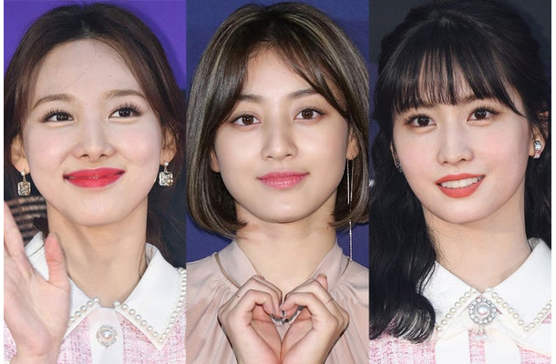 ナヨン、ジヒョ、モモ／Photo by Getty Images