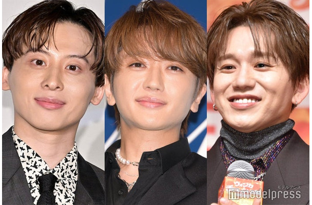 工藤大輝、Nissy、花村想太（C）モデルプレス