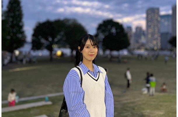 モデルプレスのインタビューに応じた倉本紗奈さん（提供写真）