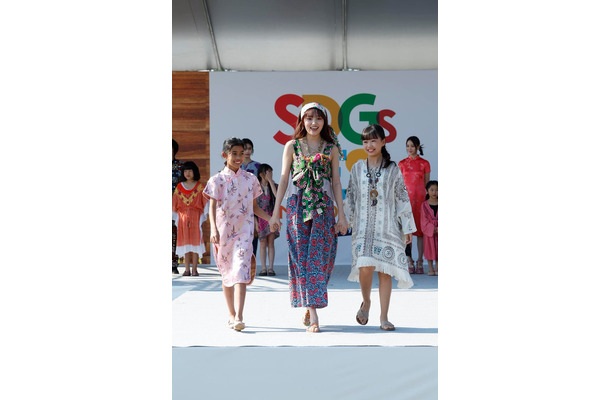 寺内碧フランシス、野咲美優、佐藤日奈子（C）SDGs FES in EDOGAWA 2023