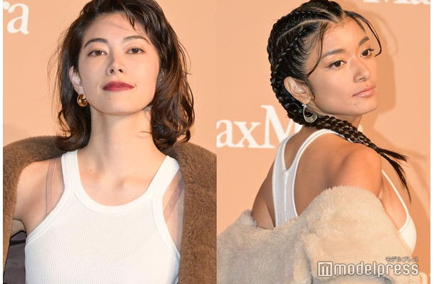 「Teddy TEN Park（テディ テン パーク）」フォトコールに出席した森星、ローラ（C）モデルプレス