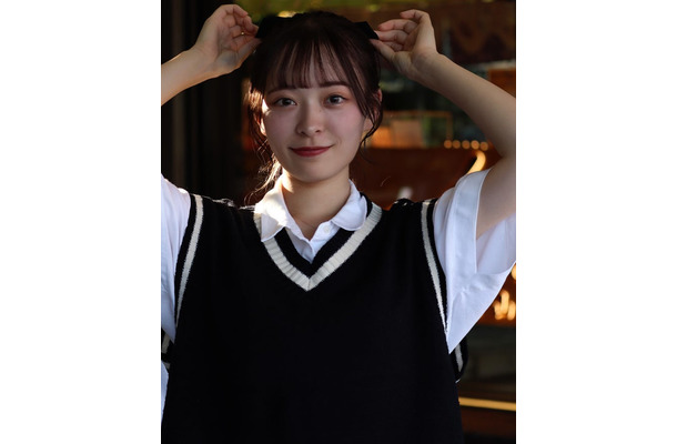 モデルプレスのインタビューに応じた土井安莉さん（提供写真）
