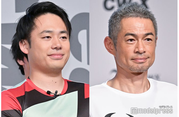 発表会に出席したシルクロード、イチロー氏（C）モデルプレス