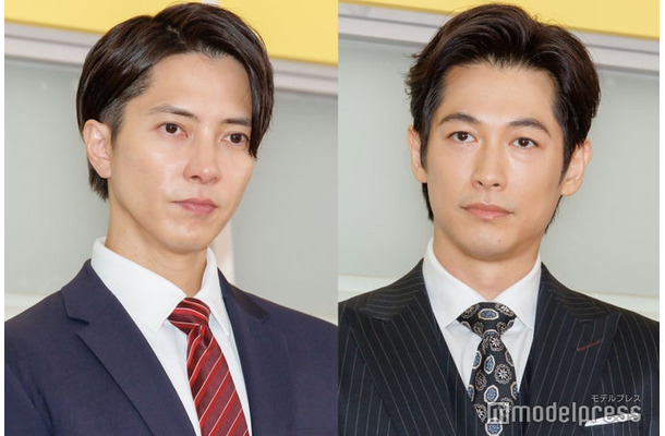 「正直不動産スペシャル」および「正直不動産2」取材会に出席した山下智久、ディーン・フジオカ（C）モデルプレス