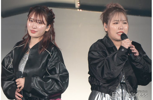 「YouTube Fanfest Japan 2023（ユーチューブ ファンフェス）」に登場した平成フラミンゴ（NICO、RIHO）（C）モデルプレス