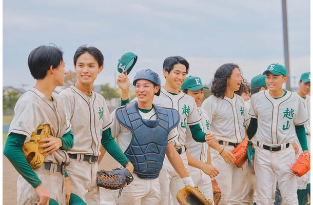 （左から）伊藤あさひ、兵頭功海、小林虎之介、中沢元紀、生田俊平、橘優輝、中山翔貴「下剋上球児」（C）TBSスパークル／TBS 撮影：Len
