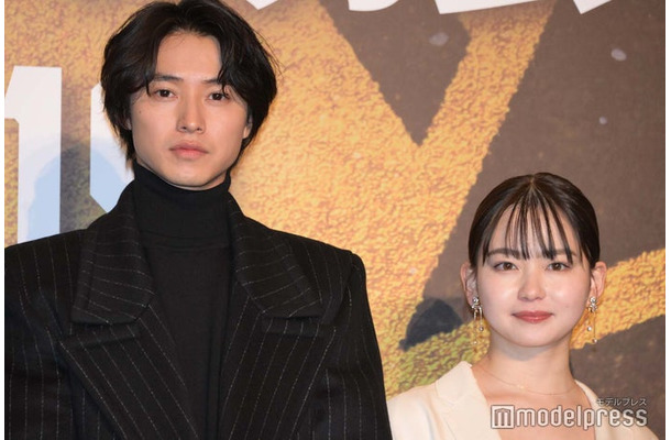 『ゴールデンカムイ』完成報告会に出席した山崎賢人、山田杏奈（C）モデルプレス